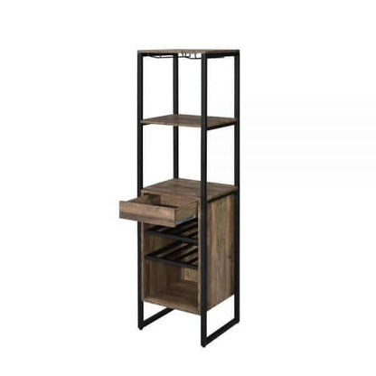 ACME Furniture Narik Weathered Oak Wine Rack 97800