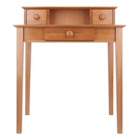 Winsome Studio Home Office Honey Desk and Hutch 99333
