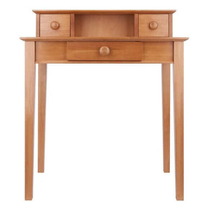 Winsome Studio Home Office Honey Desk and Hutch 99333