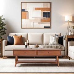 Alpine Furniture Flynn Chestnut Coffee Table 966-91