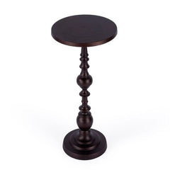 Butler Specialty Darien 10" Rd Bronze Outdoor Pedestal Side Table 4324471