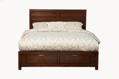 Alpine Furniture Carmel Cappuccino California King Storage Bed JR-07CK