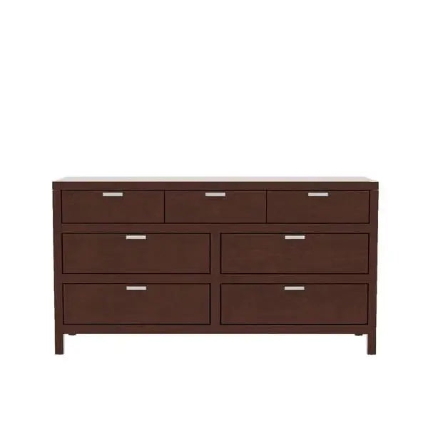 Alpine Furniture Cappuccino Carmel 7 Drawer Dresser JR-03