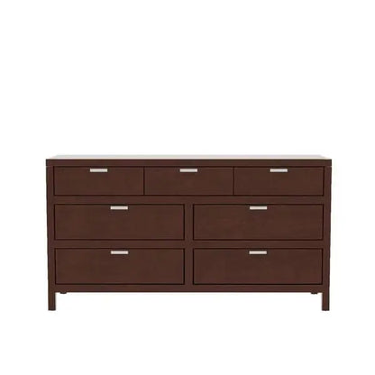 Alpine Furniture Cappuccino Carmel 7 Drawer Dresser JR-03