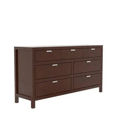Alpine Furniture Cappuccino Carmel 7 Drawer Dresser JR-03