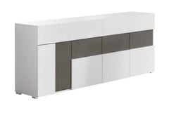 J&M Furniture White and Grey Luxuria Buffet 18122-B