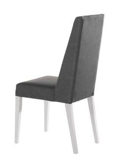 J&M Furniture White & Grey Luxuria Modern Set of 2 Dining Chair 18122-DC