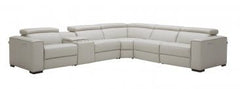 J&M Furniture Picasso 6 PC Silver Grey Motion Sectional 18865-SG