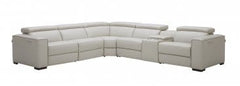 J&M Furniture Picasso 6 PC Silver Grey Motion Sectional 18865-SG