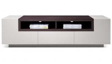 J&M Furniture Grey Gloss/Brown Oak W TV002 1763941