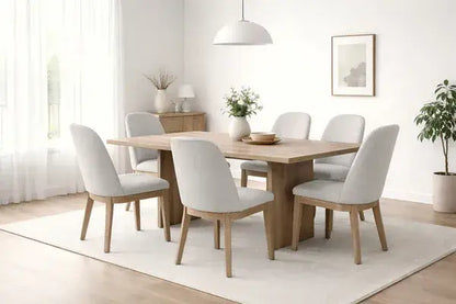 Alpine Furniture Abigail Natural Dining Table 7135-01