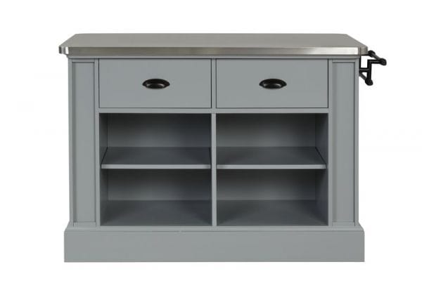 ACME Urrur Gray Finish Kitchen Island AC00187