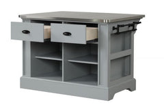 ACME Urrur Gray Finish Kitchen Island AC00187