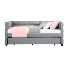 ACME Ebbo Gray Fabric Daybed & Trundle (T/T) BD00955