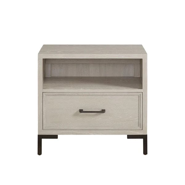 Alpine Furniture Antique White Bradley Nightstand F7210-12