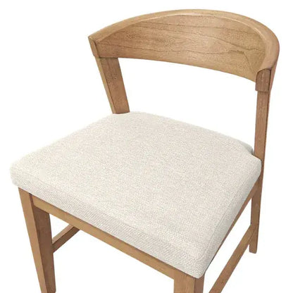 Alpine Furniture Cove Natural Wood Back Chairs (Set of 2) 3859NAT-23