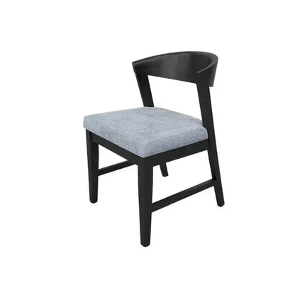Alpine Furniture  Cove Vintage Blk  (Set of 2) Wood Back Chairs 3859-23