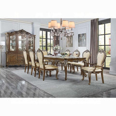 ACME Latisha Antique Oak Finish Extendable Leaf Dining Table DN01356
