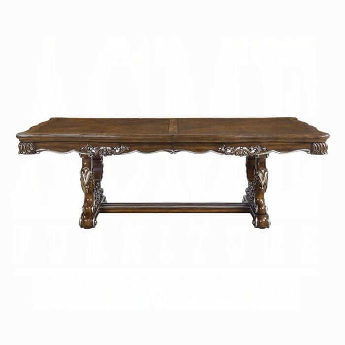 ACME Latisha Antique Oak Extendable Pedestal Dining Set DN01357