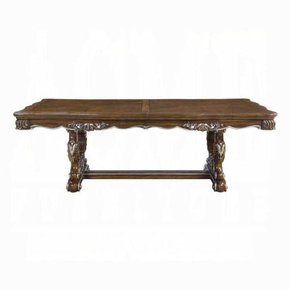 ACME Latisha Antique Oak Extendable Pedestal Dining Set DN01357
