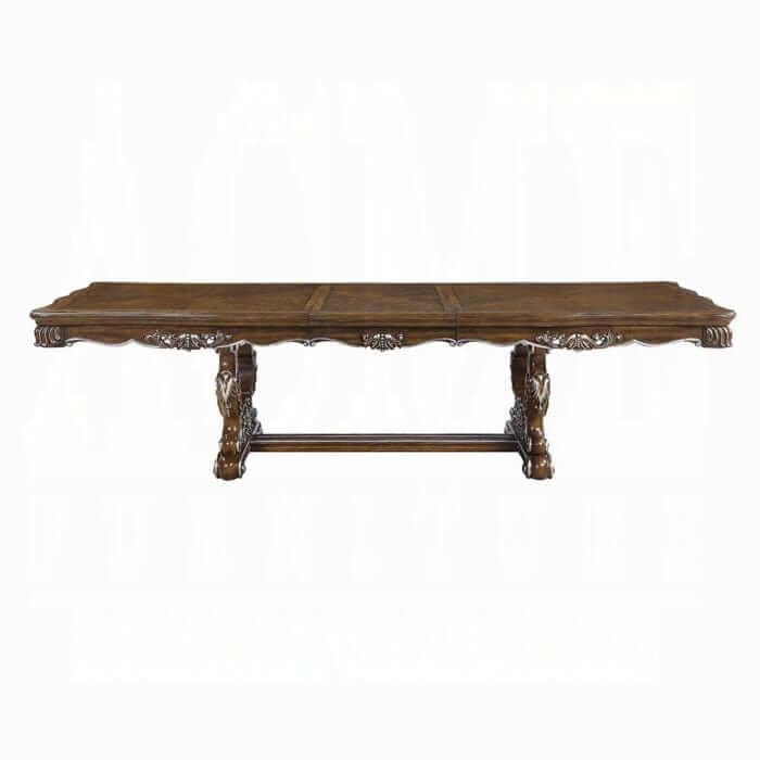 ACME Latisha Antique Oak Extendable Pedestal Dining Set DN01357
