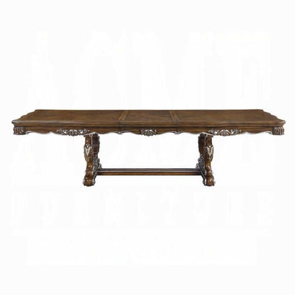 ACME Latisha Antique Oak Extendable Pedestal Dining Set DN01357