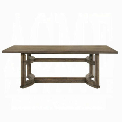 ACME Parfield Weathered Oak Dining Table DN01807