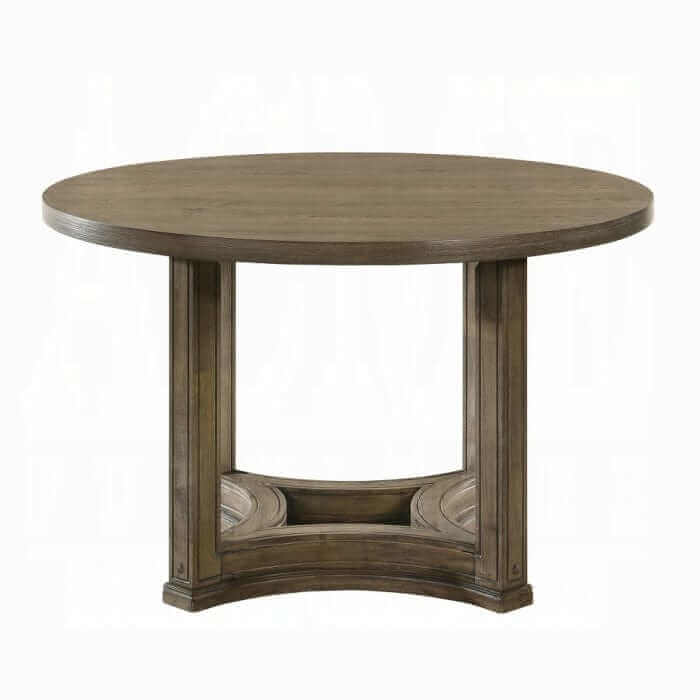 ACME Parfield Round Weathered Oak Dining Table DN01809