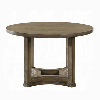 ACME Parfield Round Weathered Oak Dining Table DN01809