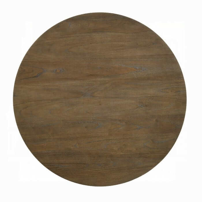 ACME Parfield Round Weathered Oak Dining Table DN01809