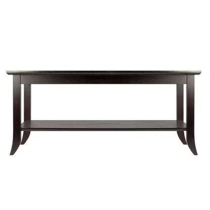 Winsome Wood Genoa Espresso Rectangular Coffee Table 92437