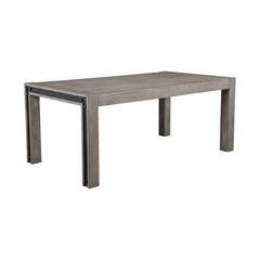 Alpine Furniture Gray & Black Fallon Solid Pine Dining Table 3394-01