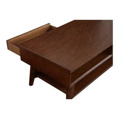 Alpine Furniture Flynn Walnut Coffee Table 966WAL-61