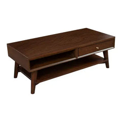 Alpine Furniture Flynn Walnut Coffee Table 966WAL-61