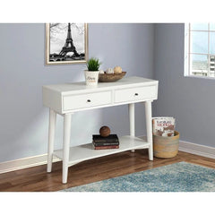 Alpine Furniture Flynn 2 Drawer Console Table 966-W-63