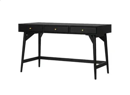 Alpine Furniture Black Flynn Large Desk 966BLK-96