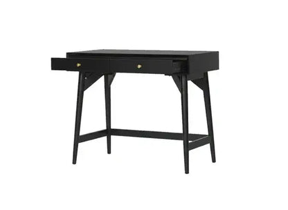 Alpine Furniture Black Flynn Mini Desk 966BLK-95