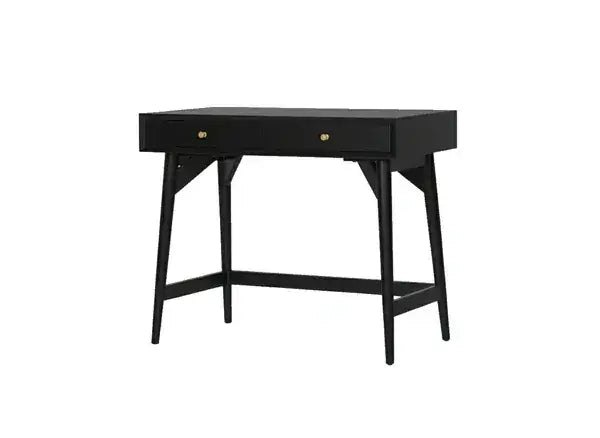 Alpine Furniture Black Flynn Mini Desk 966BLK-95