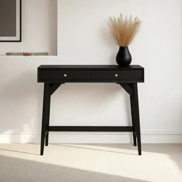 Alpine Furniture Black Flynn Mini Desk 966BLK-95