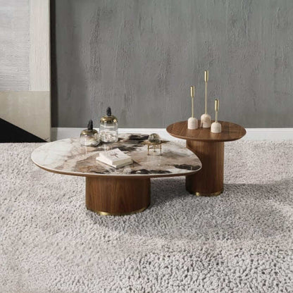 ACME Willene Walnut Finish End Table LV03156