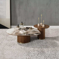 ACME Willene Walnut Finish End Table LV03156