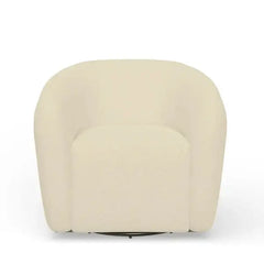 Alpine Furniture Ivory Cream Margo Swivel Chair 9068