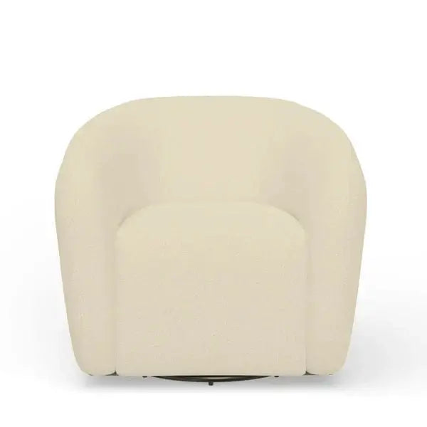 Alpine Furniture Ivory Cream Margo Swivel Chair 9068