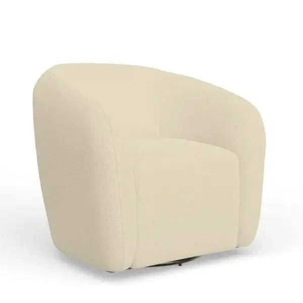 Alpine Furniture Ivory Cream Margo Swivel Chair 9068