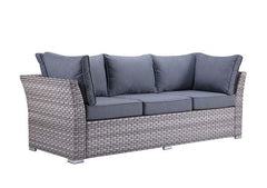 ACME Laurance Gray Patio Sectional & Cocktail Table w/Storage OT01092