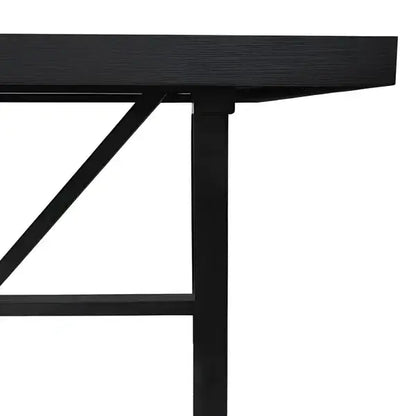 Alpine Furniture Black Raquel  Rectangular Dining Table 3269BLK-01