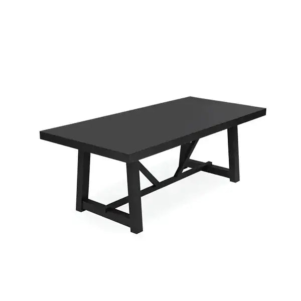 Alpine Furniture Black Raquel  Rectangular Dining Table 3269BLK-01
