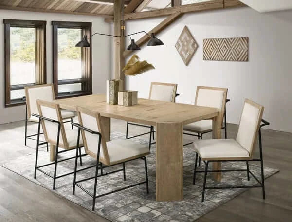 Alpine Furniture Sloane Drifwood Extension Dining Table 3966-01