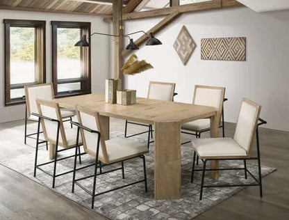 Alpine Furniture Sloane Drifwood Extension Dining Table 3966-01