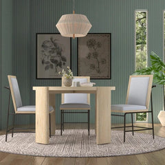 Alpine Furniture Sloane Driftwood Round Dining Table 3966-25